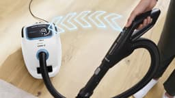 Bosch ProSilence BGB6SIL1 Serie 6 - Stofzuiger met zak - 12mtr bereik - Vacuum cleaner - Afstandbediening in handvat - 66dB - HEPA - Wit — thumbnail 14