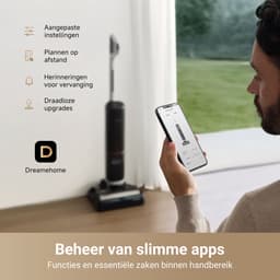 Dreame H14 Pro Draadloze Nat- en Droogzuiger – Automatisch zelfreinigend – Tot 60 min autonomie – LED-weergave & vuildetectie – Voor harde vloeren & huisdieren — thumbnail 16
