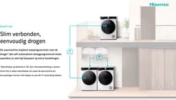 Hisense 7S Serie WF7S1247BB - Wasmachine met Energielabel A -20% - 12kg - TFT display - Auto dosing - 70dB (A) - Steam Wash -1400 toeren - Power Wash 49' - Connectlife — thumbnail 8