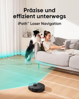 eufy Clean L60 Robotstofzuiger met Zelflegende Station - Robot Vacuum Cleaner - 5000Pa Zuigkracht, iPath Laser Navigatie — thumbnail 8