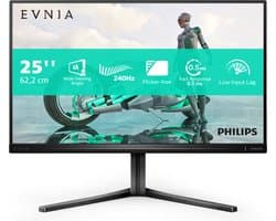 Philips Evnia 5000 series 25M2N3200W - Full HD Gaming Monitor - Ergonomische Stand - 240hz - 25 inch