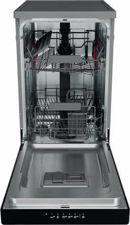 Whirlpool WSFC 3M27 X, Vrijstaand, Slimline (45 cm), Roestvrijstaal, Zwart, Knoppen, 1,3 m — thumbnail 5