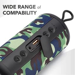 Music Sound Verticale Bluetooth Speaker 5.0 - Cilindervormig - Camouflage kleuren — thumbnail 4