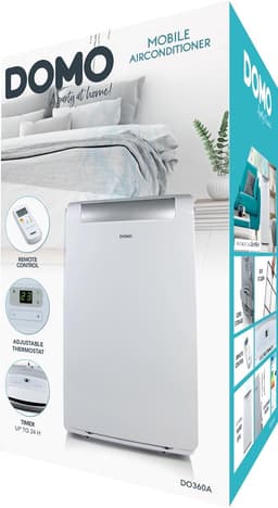 Domo DO360A - Mobiele Airco -10.000BTU - Wit/Zwart — thumbnail 14