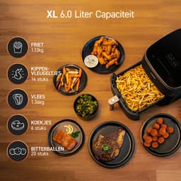 Cosori TurboBlaze – Airfryer XXL – 6L – 9 Programma’s – 30–230°C – Snelle DC Motor — thumbnail 6