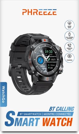 Smartwatch - Heren & Dames – horloge – met HD Touchscreen - Stappenteller, Calorie Teller, Slaap meter — thumbnail 6