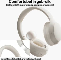 Over Ear Koptelefoon Draadloos - Draadloze Headset met Microfoon - Bluetooth 5.3 - 60 Uur Batterij - Inklapbaar - ENC Kristalheldere Gesprekken - Bluetooth Headset - Zwart — thumbnail 14