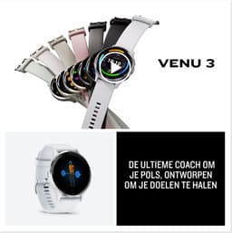 Garmin Venu 3s - Smartwatch - AMOLED-Scherm - 41 mm - Pebble Grey — thumbnail 4