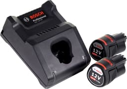 Bosch GAS 12V Professionele snoerloze stofzuiger 12 V 0,35 l + 2x accu 3,0 Ah + lader + L-Boxx — thumbnail 4