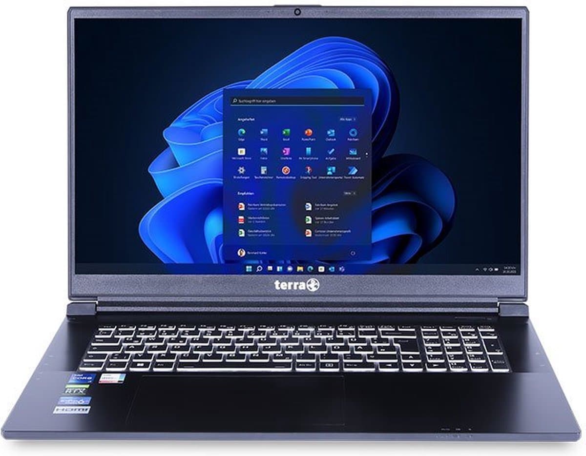 Terra Mobile 1778R 17.3" FullHD laptop - Intel Core i7-13700H - 16GB - 1.0TB M.2 SSD - Nvidia GeForce RTX3050 4GB - Windows 11 Pro — afbeelding 1