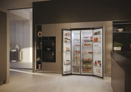 Haier HSW59F18DNMM - Amerikaanse koelkast - 615L - 90 cm - Total No Frost - Energieklasse D - Vochtigheidsregeling voor verser voedsel - Inox Look - 10 Jaar Garantie op onderdelen — thumbnail 7