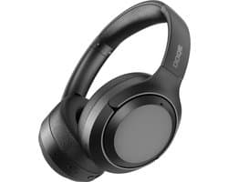 OOQE AX PRO - Draadloze Bluetooth ANC Koptelefoon | Ergonomische Kussens | Geschikt voor Telefoon, TV, Laptop en Tablet | Geschikt voor Sport, Hardlopen en Fietsen | 70 uur batterijduur | Heldere Telefoongesprekken | Zweet- en Waterbestendig | Zwart