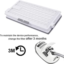 2 HEPA Airclean Plus 50 filters voor Miele Complete C3 Powerline, S8340 stofzuigerfilters - Air Clean SF-HA 50 voor Complete C2 C3 Compact C1 C2 - 2 stuks stofzuigerreserveonderdelen accessoires van — thumbnail 2