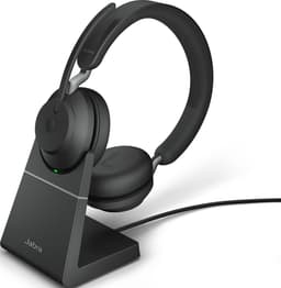 Jabra Evolve2 65 UC Stereo Headset USB-A - UC-gecertificeerd (Zoom, Google Hangout, Avaya, Mitel ...) - Incl. Laadstandaard - Zwart — thumbnail 10