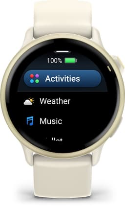 Garmin Vivoactive 6 - Smartwatch - Sporthorloge- Health - Fitness - 42 mm - Lunar Goudkleurig — thumbnail 9