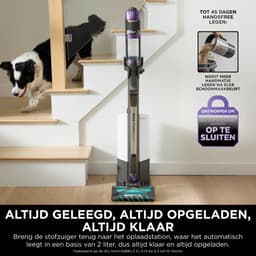 Shark PowerDetect Clean and Empty Draadloze Steelstofzuiger met Laad- Leegstation en Dierenharenborstel - IP3251EUT — thumbnail 13