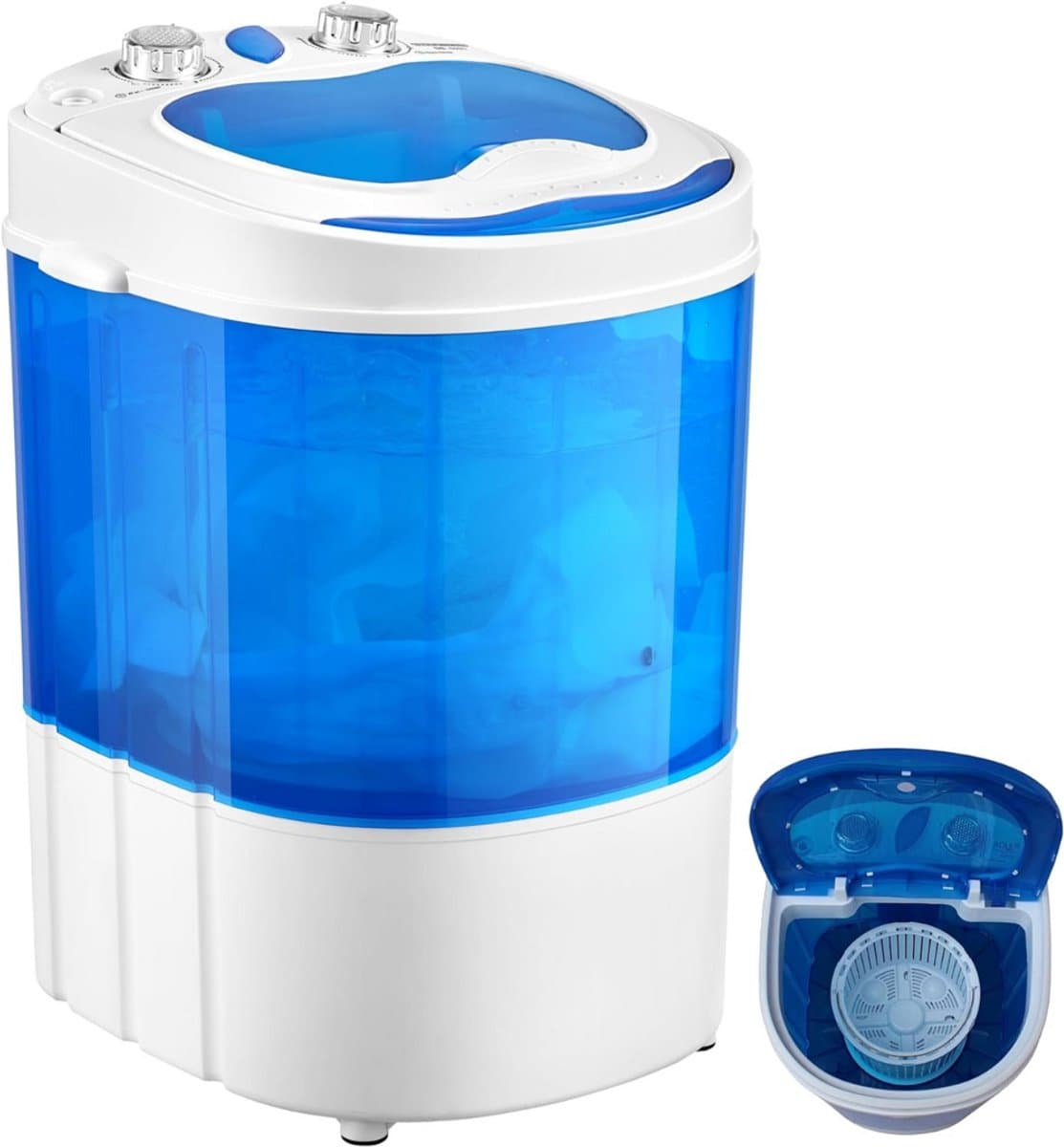 Mini Wasmachine met Centrifuge - Voor Kleine Wasgoed - Meerdere Programma's - — afbeelding 1