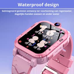 Voltura Smartwatch Kinderen - GPS Horloge Kind Met Simkaart - GPS Tracker - Kinder Smartwatch - Smartwatch Android - 4G - Videobellen - HD Camera - SOS-Knop - Whatsapp en SMS - Elke polsmaat - Nederlands - Incl. Simkaart - Zwart — thumbnail 14