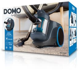 DOMO Stofzakloze stofzuiger - 2 L - 700 W - grijs/blauw — thumbnail 8