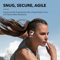 Soundcore AeroFit Pro by Anker - draadloze open oordoppen, supercomfortabel, stevige pasvorm, ergonomisch ontwerp, rijk geluid met LDAC, Bluetooth 5.3, IPX5-waterdicht, 46 u speeltijd, appbediening — thumbnail 17