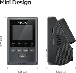 VIOFO A119 Mini 2 Dashcam – 2K QuadHD, WiFi, GPS, Sony STARVIS Nachtzicht — thumbnail 5