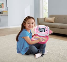 VTech Bob, de Vrolijke Laptop roze - Speelgoed Computer - Maak Kennis met Letters, Cijfers en Tellen - 3 tot 7 Jaar — thumbnail 2