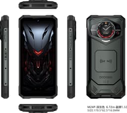 Doogee S200 NL – 6.72inch – Robuuste Smartphone – 12GB+20GB RAM – 256GB ROM – 10100mAh – Android 14.0 – Grijs — thumbnail 6