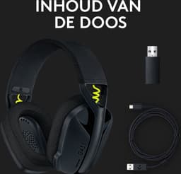 Logitech G435 LIGHTSPEED - Draadloze Gaming Headset - Bluetooth - PC, Mobile - Zwart — thumbnail 20