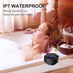 Equivera Bluetooth Speaker - Draagbare Luidspreker - Douche Luidspreker - Draadloos - Waterdicht — thumbnail 5