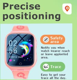 DrPhone ZONE5 – 4G Smartwatch Met Mobiele App Voor Kinderen – GPS Locatie Traceren – Mobiele App – Waterdicht – Hartslagtracking – Slaapmonitoring – Belfunctie - Zwart — thumbnail 9