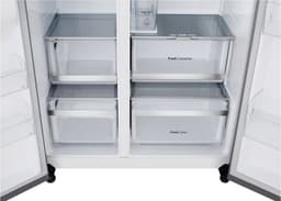 LG GSLE81PYBC Amerikaanse koelkast – 628L – Water- & ijsdispenser – WiFi LG ThinQ – Energieklasse C — thumbnail 3