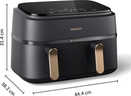 Philips Rapid Air Serie 3000 NA352/00 - Airfryer - Dubbele Mand - 9 Liter — thumbnail 3