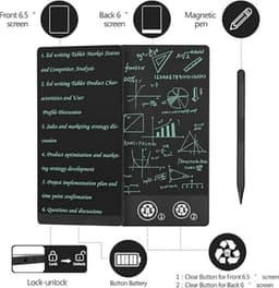 Equivera Digitaal Notitieblok - Notitieblok - Grafische Tablet - Herbruikbare Notitieblok — thumbnail 7