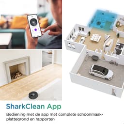 Shark AI Laser Robotstofzuiger - Automatisch Laadstation - Krachtig Tegen Huisdierharen - Mobiele App - Zakloos - RV2001EU — thumbnail 6