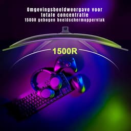 SAVI® Gaming Monitor 240hz - Gaming Monitor -Zwart - ‎‎20cm x 62cm x 46cm; 3.5kg — thumbnail 3