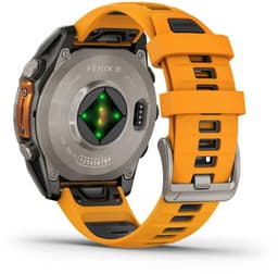 Garmin Fenix 8 Sapphire AMOLED 47mm - Titanium - Multisport GPS Smartwatch - Spark Orange/Graphite — thumbnail 17