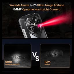 FOSSiBOT F113 Robuuste Smartphone - Dual SIM - 12 GB RAM - 256 GB ROM - 20000mAh - 6,78 inch HD+ IPS Scherm - IP68 Waterdicht Telefoon -Android 15- GPS,NFC,Face ID,OTG -metaalgrijs — thumbnail 13