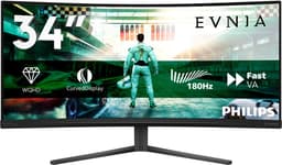 Philips Evnia 34M2C3500L - QHD Curved Ultrawide Monitor - 180hz - 34 inch — thumbnail 8