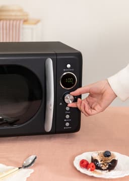 CREATE - Digitale magnetron-grill 900 W - Zwart - MICROWAVE RETRO — thumbnail 4