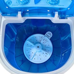 Nexvo® Camping Wasmachine - Mini Wasmachine - Wasmachines - Capaciteit van Kleding 3 kg - Laag Water- en Energieverbruik - Wit - 36cm x 37cm x 53cm — thumbnail 17