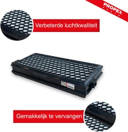 Propex Parts Stofzuigerfilter - Geschikt voor Miele - HEPA filter 7226170 / 9616280 / SF-AH50 / SF-HA50 - Eenvoudige installatie en Duurzaam — thumbnail 2
