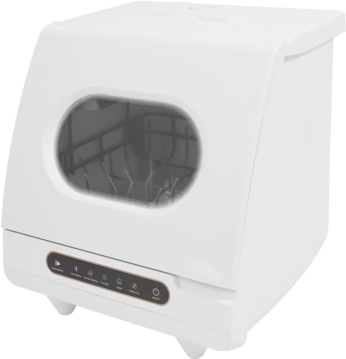 Tafelvaatwasser - Mini vaatwasser - Snel servies reinigen - 5 programma's - 45 x 45 x 38 cm - Wit — afbeelding 1