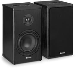 Draadloze speakers - Audizio BS20 speakerset - Luidspreker boxen met Bluetooth - Oplaadbare accu - Antraciet — thumbnail 10