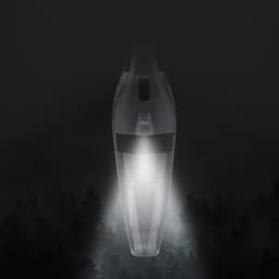 STAUS&BACH Kruimelzuiger met licht - Kruimeldief snoerloos - Handstofzuiger voor auto - SuperNova - Zwart/Grijs — thumbnail 4