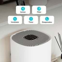 Bloomfold Luchtreiniger - Air Purifier - HEPA 13 filter + koolstoffilter - CADR: 240m3/h - Luchtkwaliteit indicator - 3 standen + slaapstand — thumbnail 12