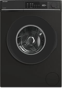 Sharp ESNFB714BBNA wasmachine 7kg-1400 toeren- mat zwart steamwash — thumbnail 1