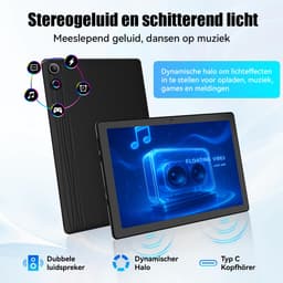 Hotlight A7 - Android 15 Tablet - 11 inch - 16(4+12)GB RAM/128GB ROM– 6800mAh - Zwart — thumbnail 6