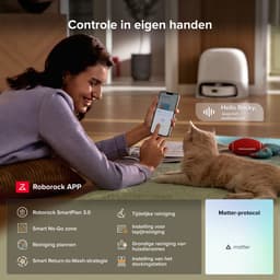 Roborock Qrevo Curv 2 Flow-Robotstofzuiger met dweilfunctie-SpiraFlow Realtime Zelfreinigende Rolmop-20.000 Pa-Dual Zero-Tangle-Systeem-AI Obstakelvermijding-Warmtewas dweil-tapijtbescherming — thumbnail 6