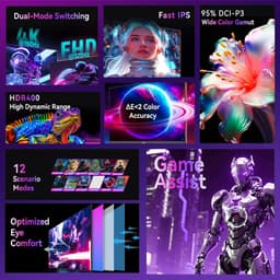 TITAN ARMY P2712V Flat 16:9 Fast IPS UHD 160Hz Dual mode FHD 320Hz Gaming monitor — thumbnail 15