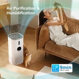 Ohana DT - PureAir 200 - Luchtreiniger Met Hepa Filter H13 - Luchtbevochtiger - Fluisterstil < 25dB - Tot 40m2 - 35W — thumbnail 4